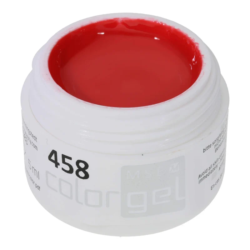 #458 Premium-PURE Color Gel 5ml Leuchtendes Orangerot