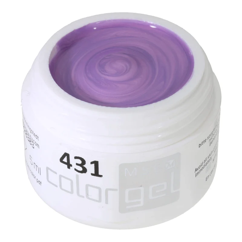 #431 Premium-EFFEKT Color Gel 5ml Zarter Violettton mit leichte, roas Schimmer