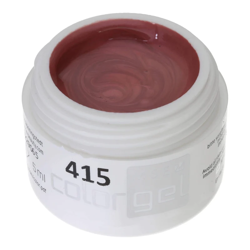 #415 Premium-GLITTER Color Gel 5ml Dezent schimmernder Rosenholzton