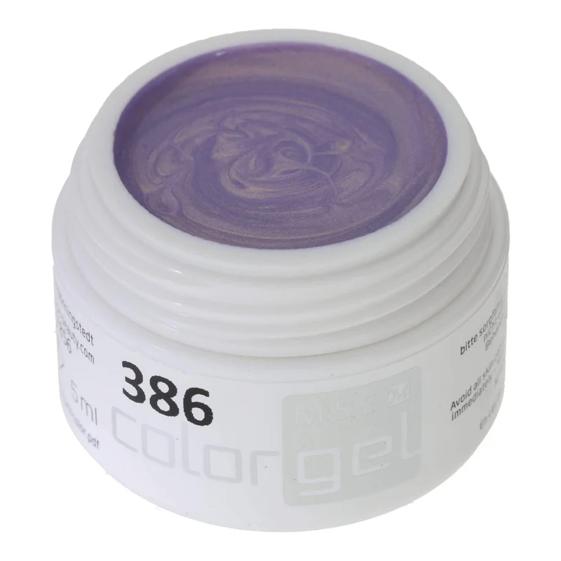 #386 Premium-EFFEKT Color Gel 5ml Zarter Fliederton mit leichtem Goldschimmer