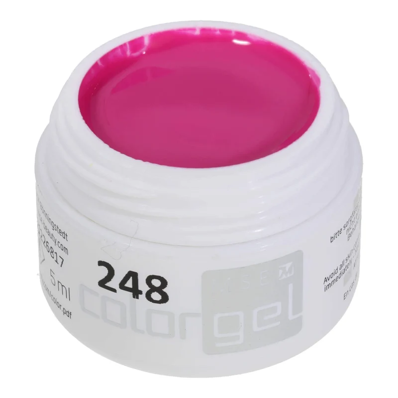 #248 Premium-PURE Color Gel 5ml Halbtransparentes kräftiges Pink