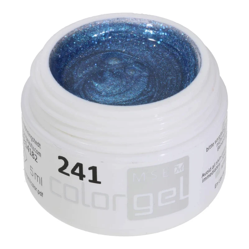 #241 Premium-EFFEKT Color Gel 5ml Durchscheinendes Rauchblau mit Schimmereffekt