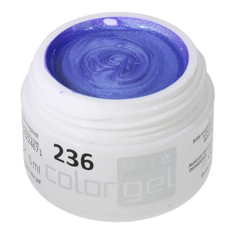 #236 Premium-EFFEKT Color Gel 5ml Lilablau mit Perlglanz
