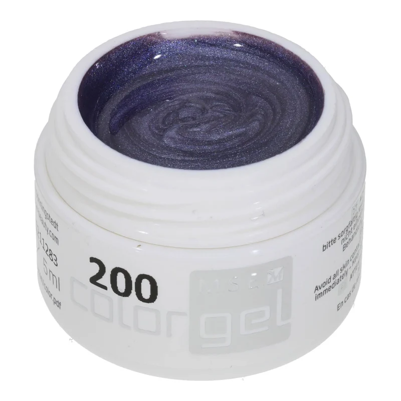 #200 Premium-EFFEKT Color Gel 5ml Flieder blau mit Perlglanz