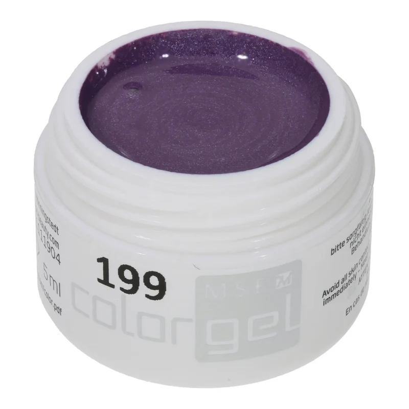#199 Premium-EFFEKT Color Gel 5ml Flieder mit leichtem Silbereffekt