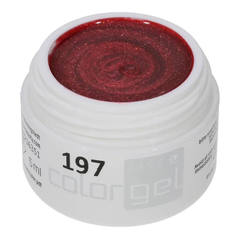 #197 Premium-EFFEKT Color Gel 5ml Kräftiges Rosa mit ausgeprägtem Schimmereffekt