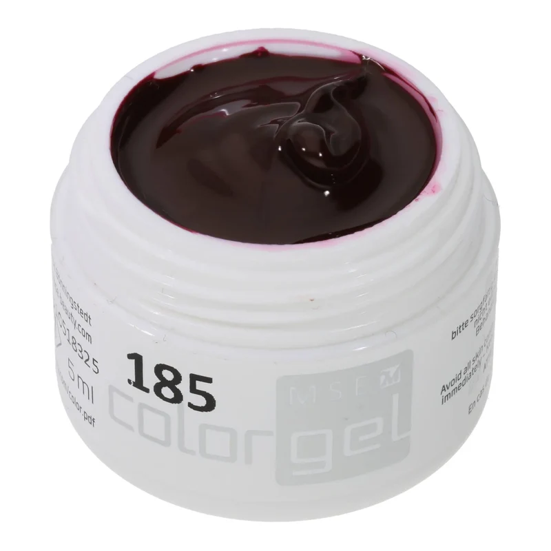 #185 Premium-PURE Color Gel 5ml Klassisches Schwarzrot