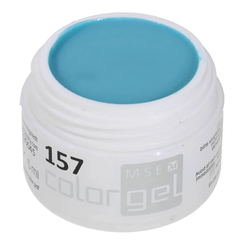 #157 Premium-PURE Color Gel 5ml Blasses opaques Blaugrün