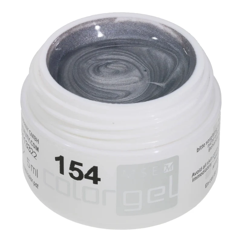 #154 Premium-EFFEKT Color Gel 5ml Normaler Silberton