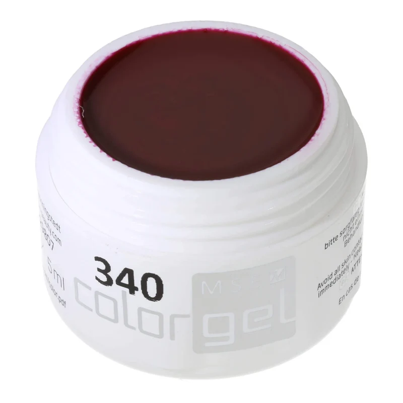 #340 Premium-PURE Color Gel 5ml Bordeauxrot