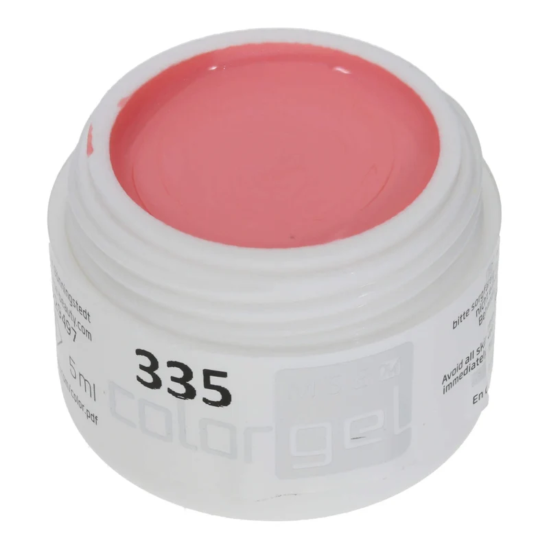 #335 Premium-EFFEKT Color Gel 5ml Helles Rosa mit sehr dezentem Perleffekt