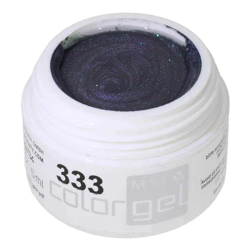 #333 Premium-EFFEKT Color Gel 5ml Dunkles, schimmerndes Grünblau