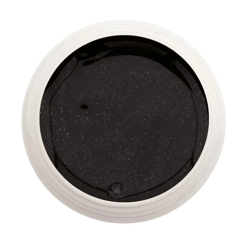 #323 Premium-EFFEKT Color Gel 5ml Schwarz mit rosafarbenem Schimmerpartikeln