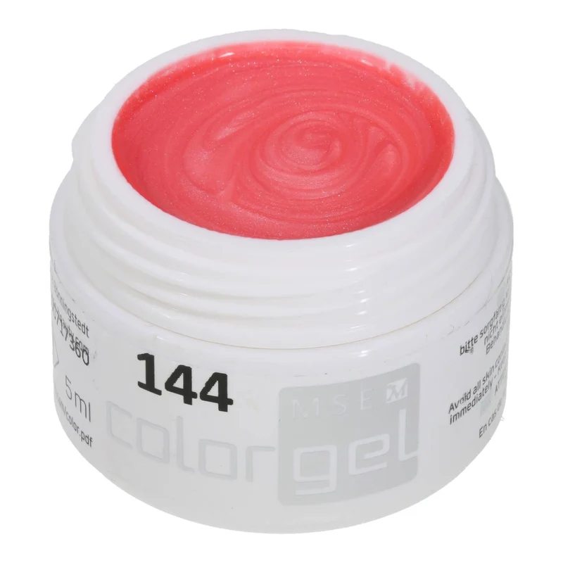 #144 Premium-EFFEKT Color Gel 5ml Intensives Rosa mit feinem Perl