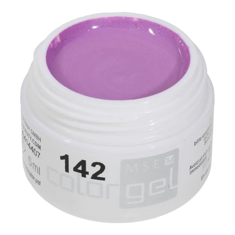 #142 Premium-EFFEKT Color Gel 5ml Cremiges Hellviolett mit Perlglanz