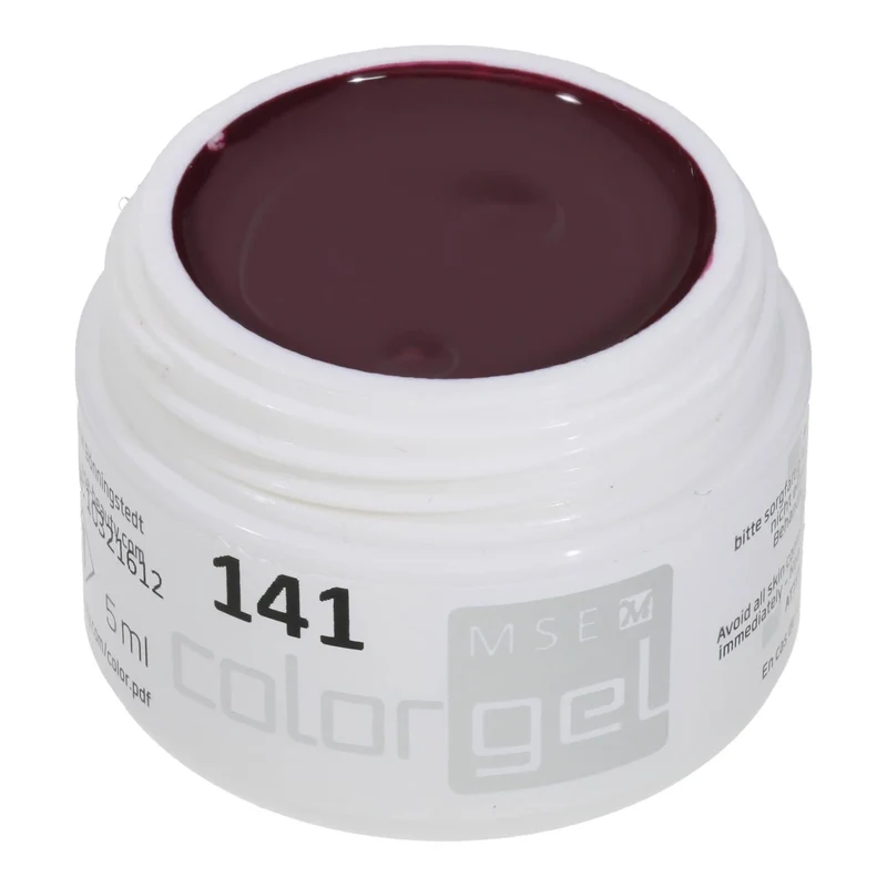 #141 Premium-PURE Color Gel 5ml Dunkles Rotviolett