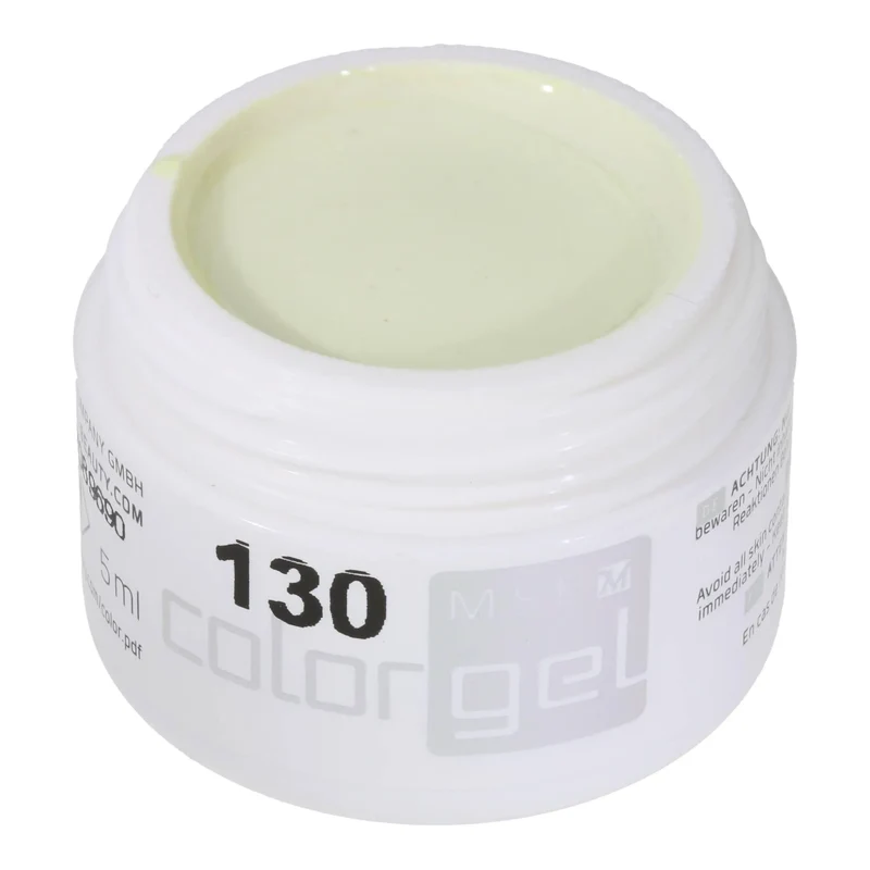 #130 Premium-EFFEKT Color Gel 5ml Sorbetgelb mit leichtem Perlglanz