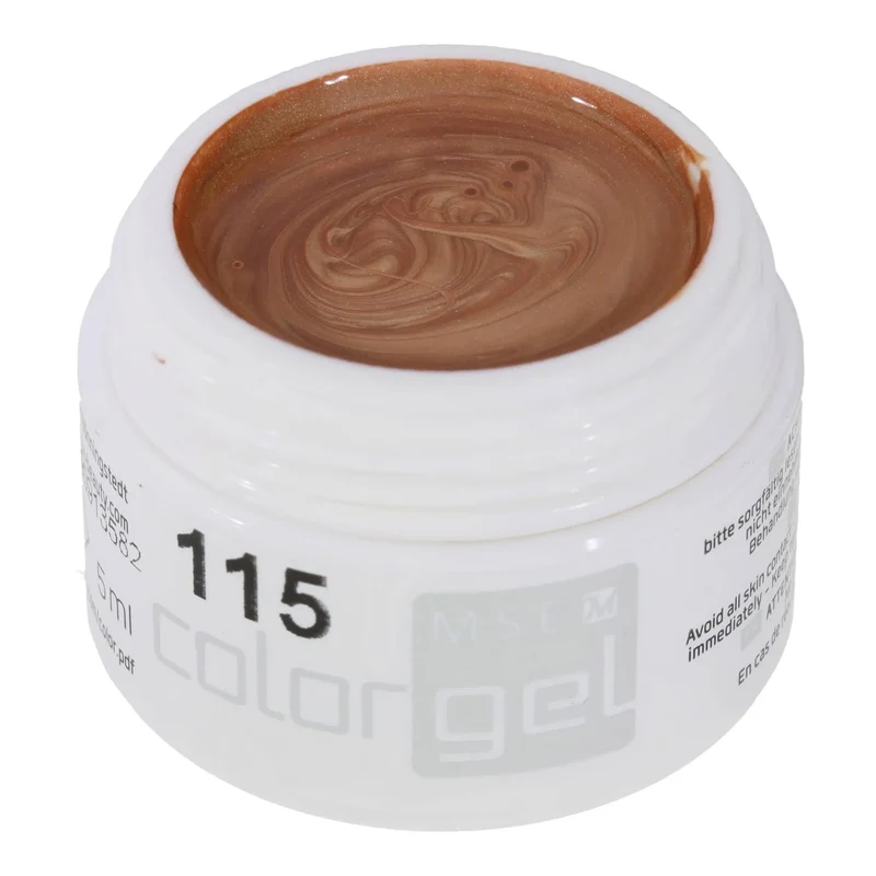 #115 Premium-EFFEKT Color Gel 5ml Klassisches Beige mit Perlglanzeffekt