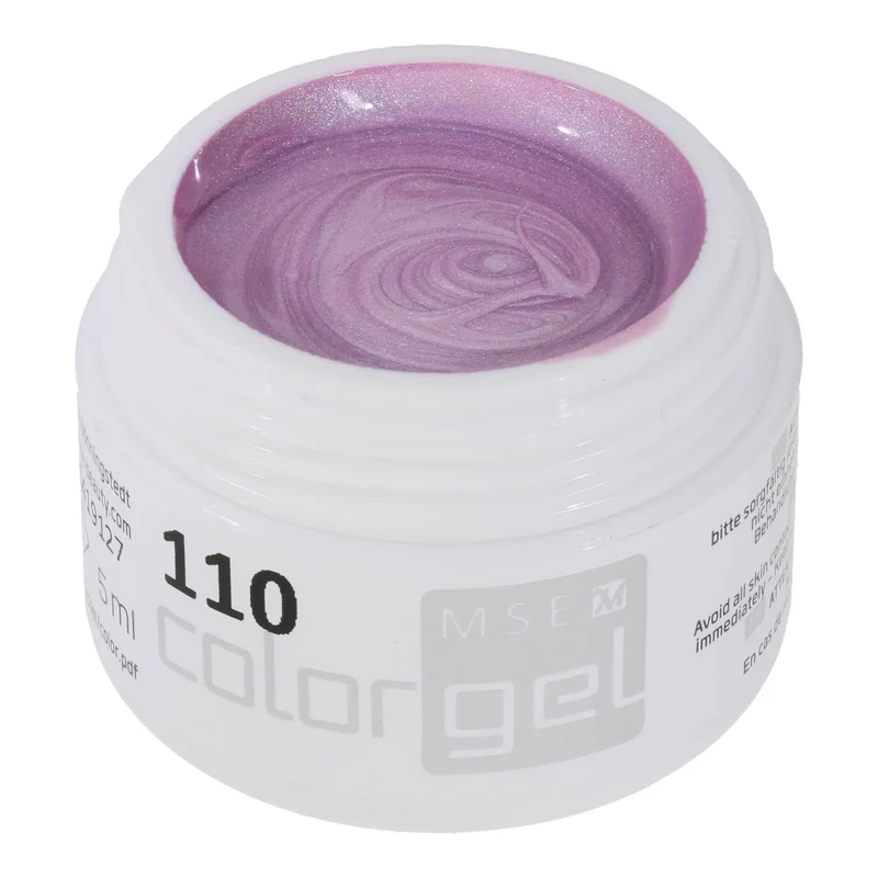 #110 Premium-EFFEKT Color Gel 5ml Bläuliches Rosa mit Perlglanz