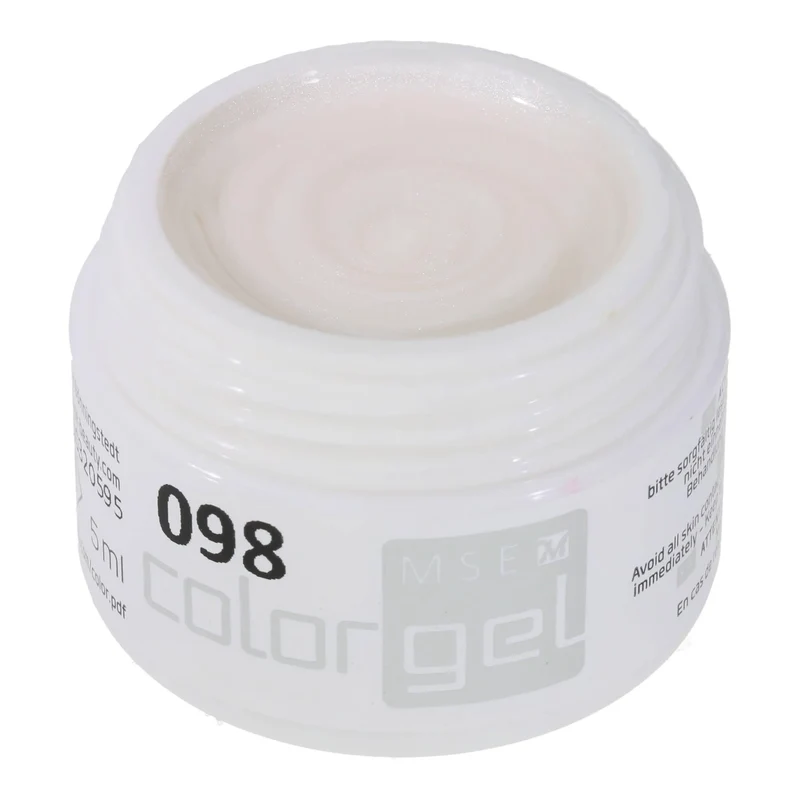 #098 Premium-EFFEKT Color Gel 5ml Cremiges Perlweiss