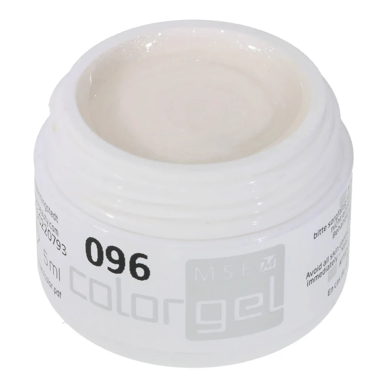 #096 Premium-EFFEKT Color Gel 5ml Winterliches Weiß mit silbernem Eiskristalleffekt