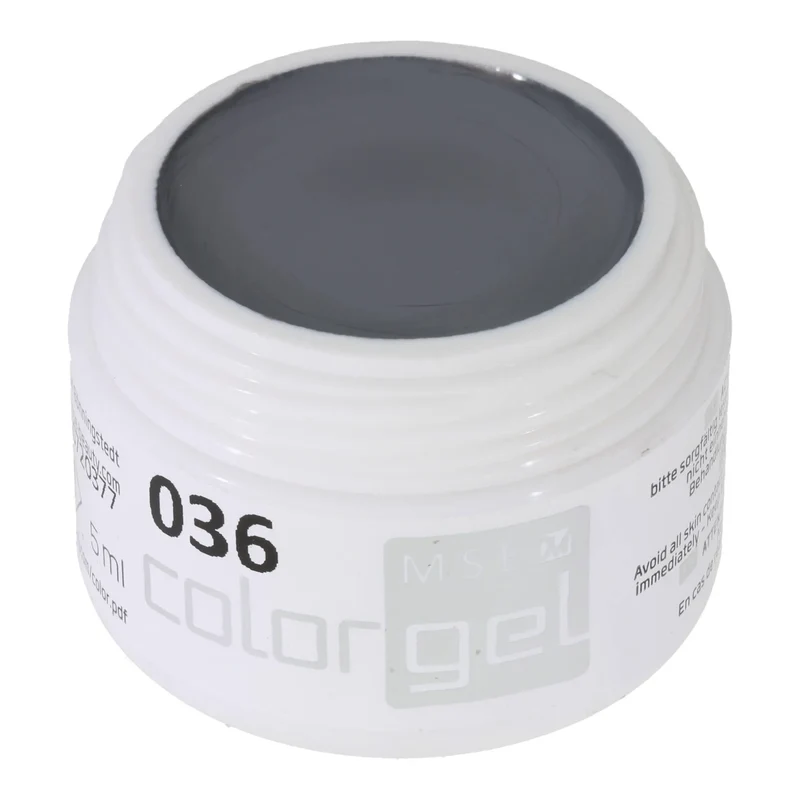 #036 Premium-PURE Color Gel 5ml Helles Steingrau