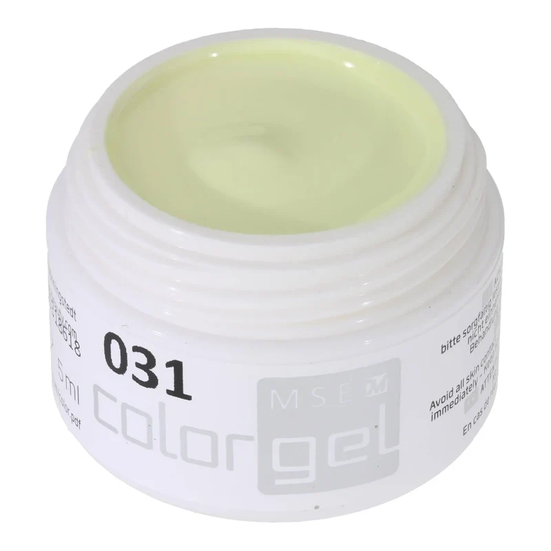 #031 Premium-PURE Color Gel 5ml Pastellgelb