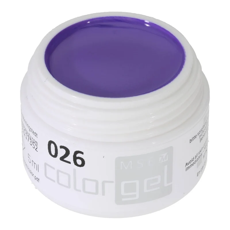 #026 Premium-PURE Color Gel 5ml Kräftig bläulicher Fliederton