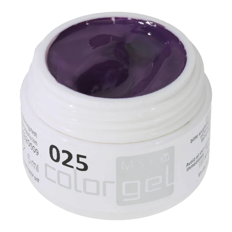 #025 Premium-PURE Color Gel 5ml Leicht grünlich dunkler Fliederton