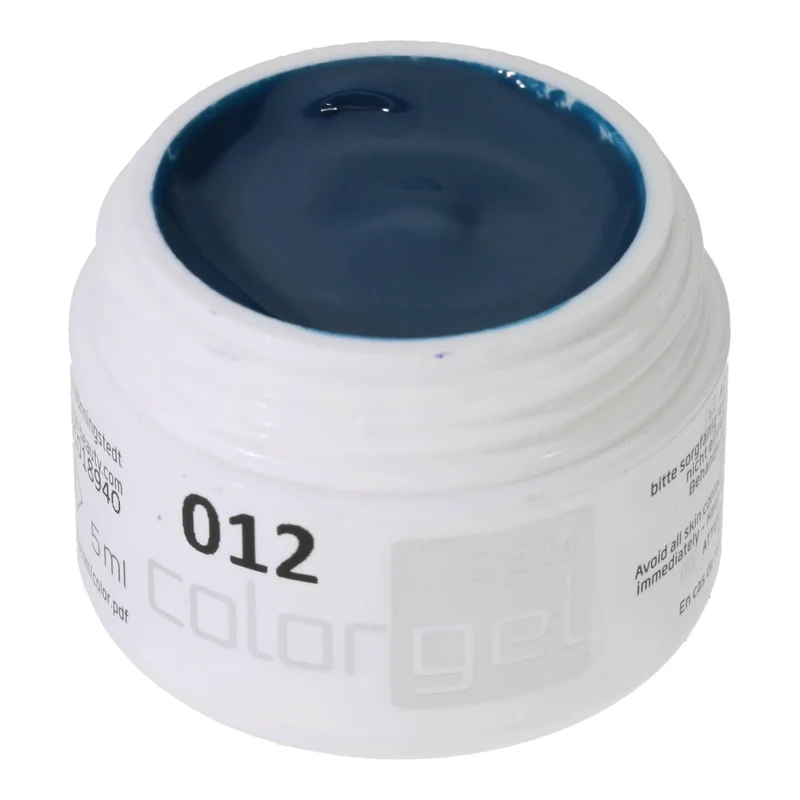 #012 Premium-PURE Color Gel 5ml Dunkles Blaugrün