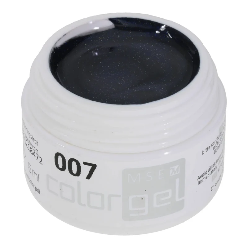 #007 Premium-EFFEKT Color Gel 5ml Dunkelblau mit goldenem Perlglanz