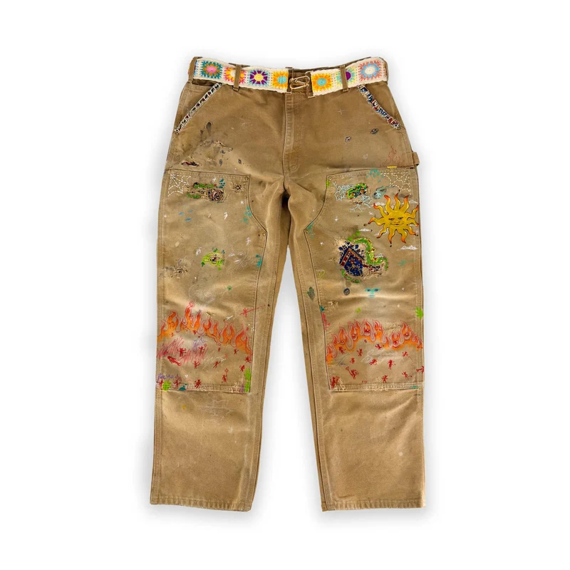 'Garden of Delight' Double Knee Pants [38x29]