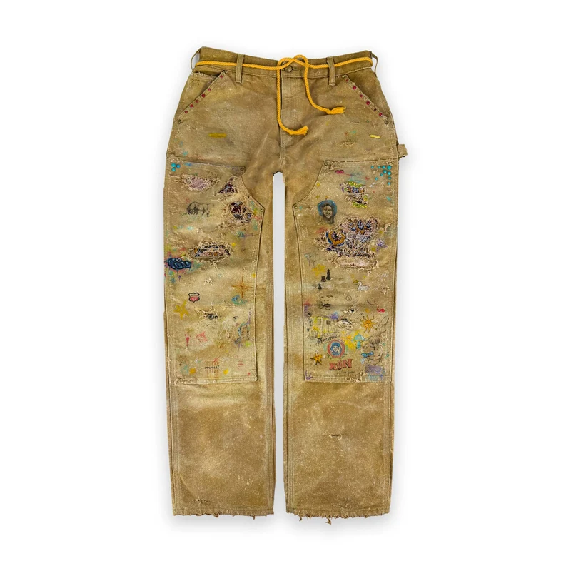 'Persian Diaspora' Double Knee Pant [32.33]
