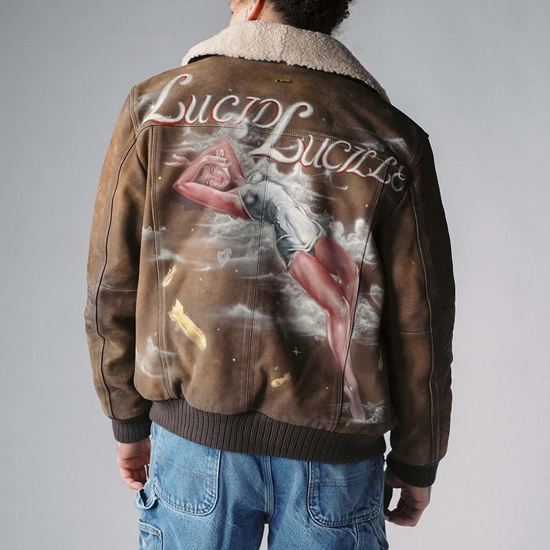 'Lucid Lucille' Leather Jacket