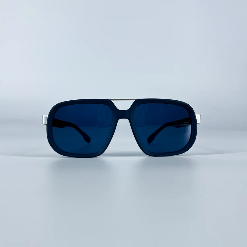 Navy Aviator Sunglasses