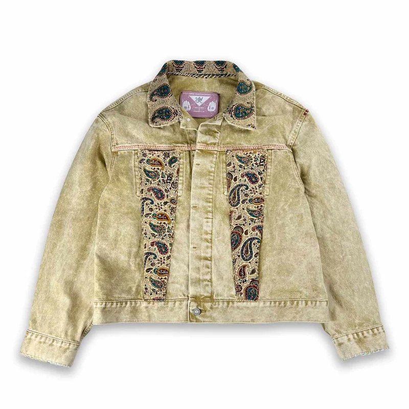 Persian Stone Denim Trucker Jacket