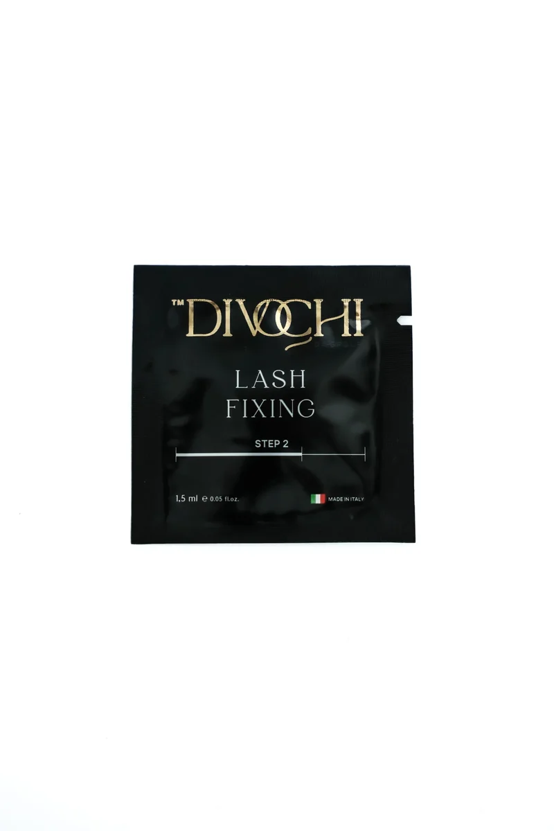 DIVOCHI Step 2 Fixing Lotion – 1,5 ml | Professionelle Fixierlotion für Wimpern- und Browlifting