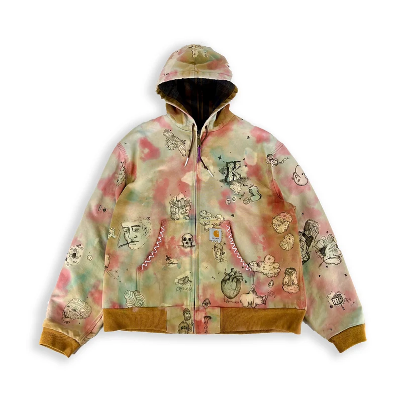 'Study Hall' Zip-up Hoodie Jacket