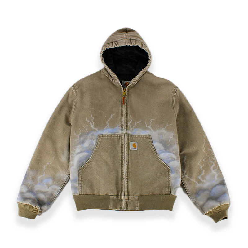 "Concrete Storm" Zip Up Hoodie